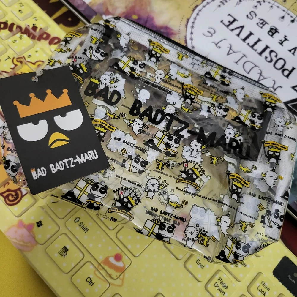 Sanrio License Bad Badtz-Maru Clear Pouch